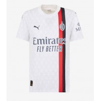 Fotbalové Dres AC Milan Rafael Leao #10 Dámské Venkovní 2023-24 Krátký Rukáv